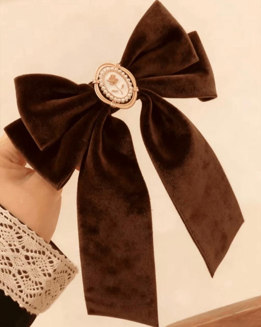 Cocoa Rose Bow