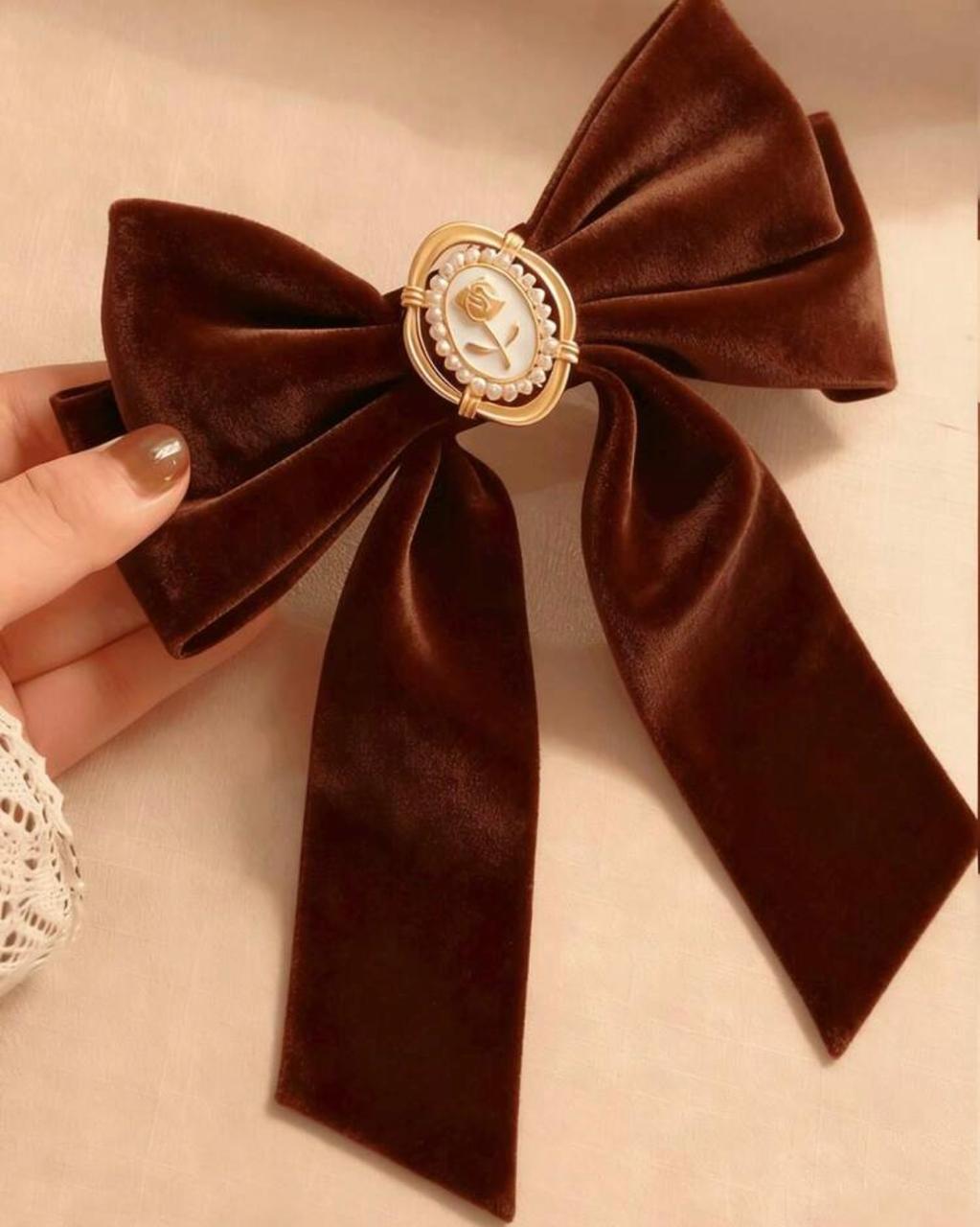 Cocoa Rose Bow