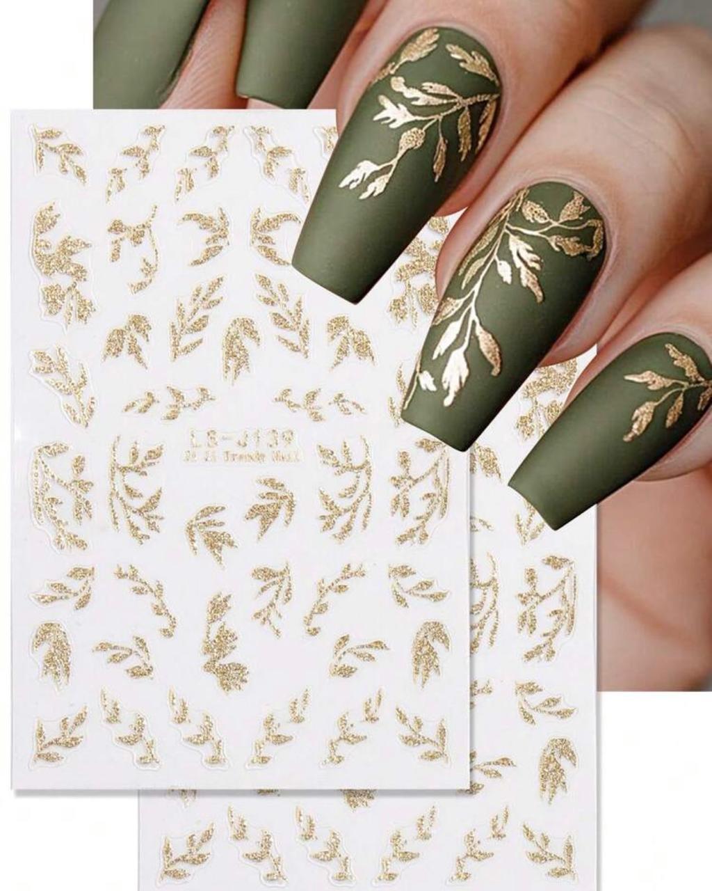 Gold Vine Stickers