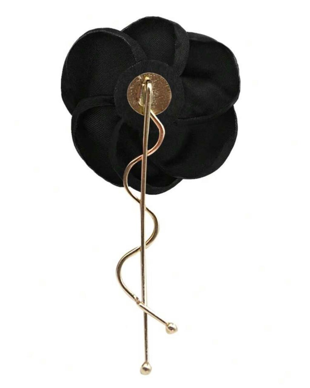 Deep Black Flower