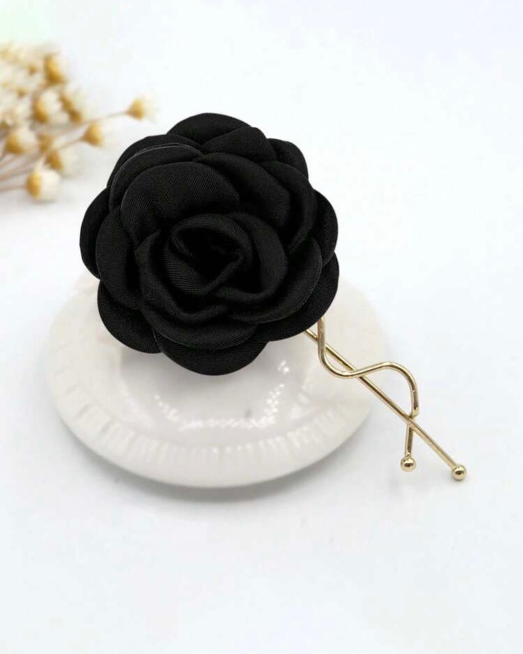 Deep Black Flower